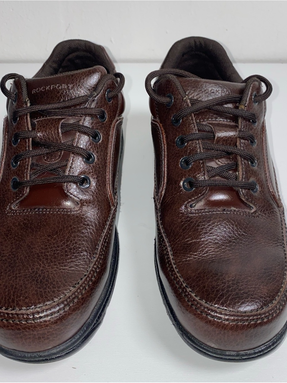 Rockport Eureka K71201 Men’s 9.5W Brown Leather Comfort Walking Oxford Shoes